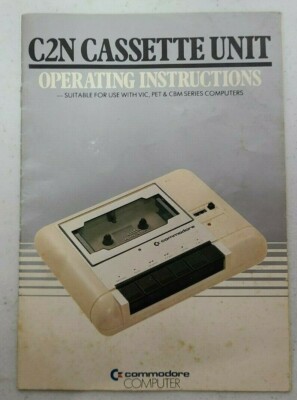 COMMODORE C2N Datassette Model C2N USER'S GUIDE