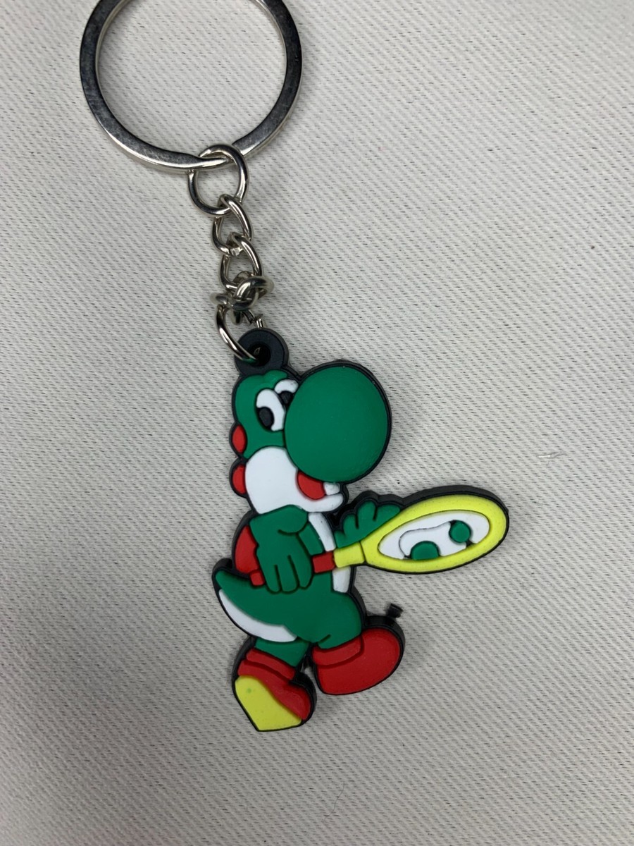 New Yoshi Mario Nintendo Rubber Keychain- 0324A | eBay