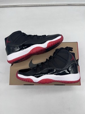 Size 6.5Y Youth  - GS Air Jordan 11 Retro High Bred Black Red White AJ XI NEW