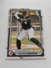 Eduardo Herrera Prospect Rookie 2024 Bowman Draft Card #BD-179 Chicago White Sox. rookie card picture