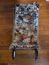 Arazzo da viaggio vintage arrotolabile borsa pieghevole valigia carrello della spesa con gatti
