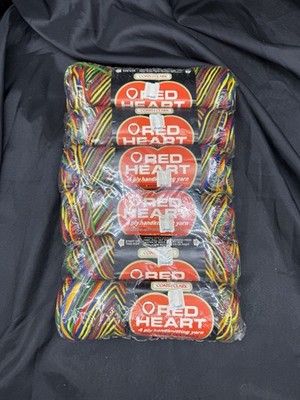 VTG Red Heart #950 Mexicana Yarn Lot of (6) 3 oz *NOS*