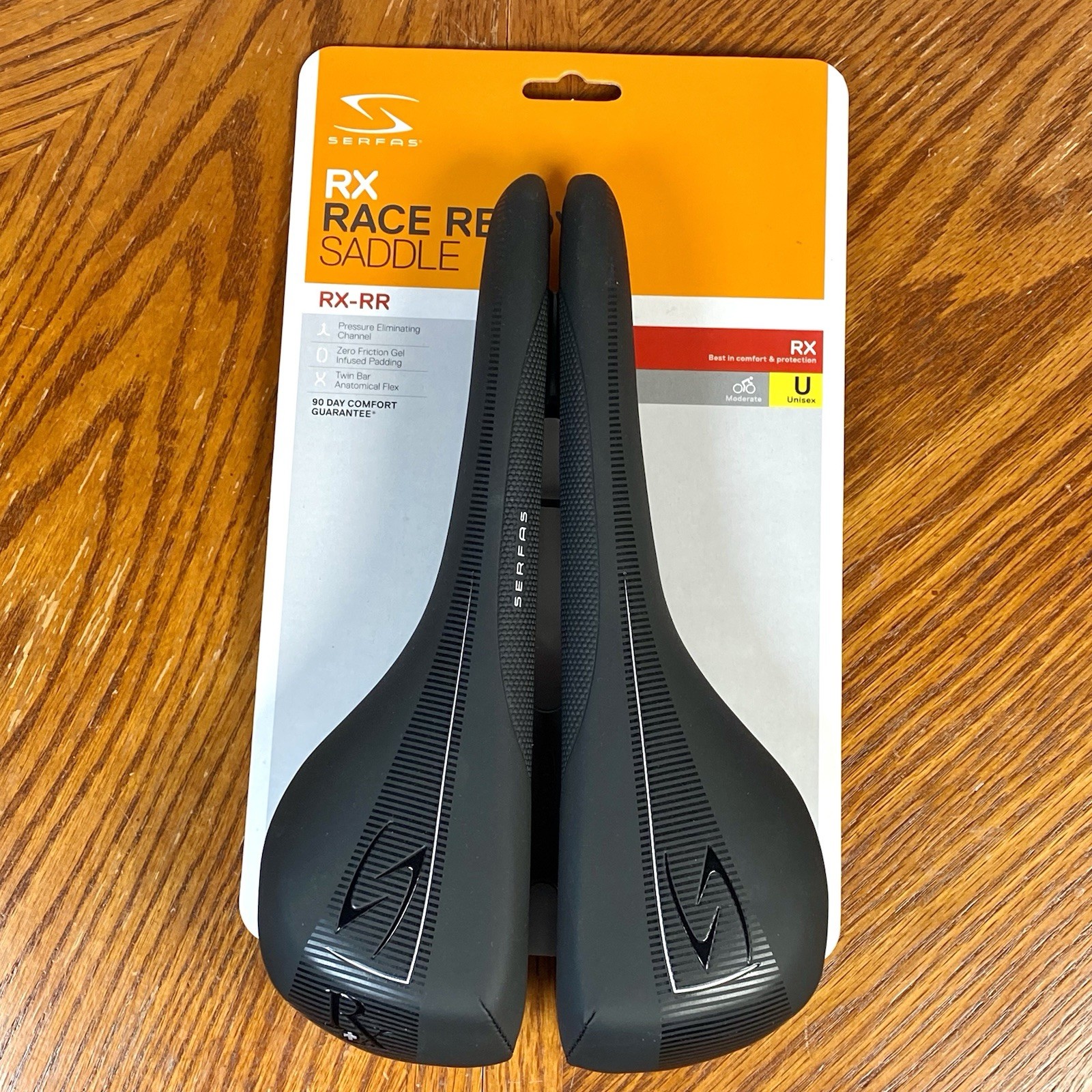Serfas ~ Men's RX Race Ready Saddle RX-RR ~ 265mm x 160 mm ~