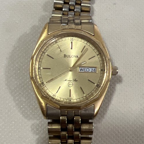 BULOVA GONDEN MARINE STAR /100 MATERS / NOT WORKING WATCH 92025 - Bild 2 von 9
