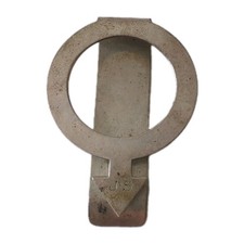 Vintage Tiffany  Co. Makers Sterling Silver Money Clip Circle Arrow Ares