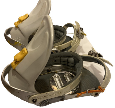 Vintage Ride Large LS Series Classic Snowboard Bindings Light Use Aluminum Base