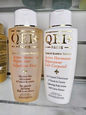 QEI+ Paris Active Harmonie Körperlotion Karottenextrakt 500 ml und Körperöl