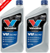 Valvoline Vr1 Racing Sae 20w-50 Motor Oil 1 Qt 1 Pack Of 2 Valvoline Vr1 Racing Sae 20w-50 Motor Oil 1 Qt 1 Pack Of 2
