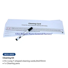 10PC Clenging Card + 1PC Cleaning pen Cleaning Kit For Magicard 3633-0053