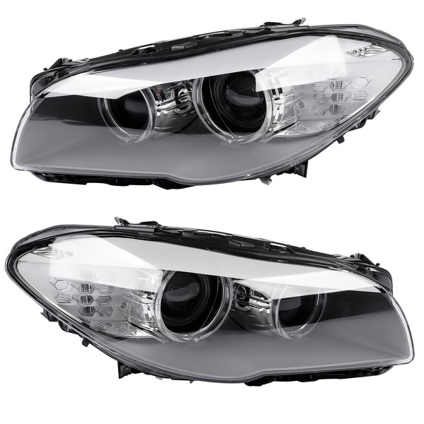 2 StüCk Hauptscheinwerfer FüR BMW 5Er F10 F11 2009-2011 Oem# 7271911 7271912-image