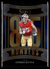 2025 Panini Select Football Numbers #19 George Kittle