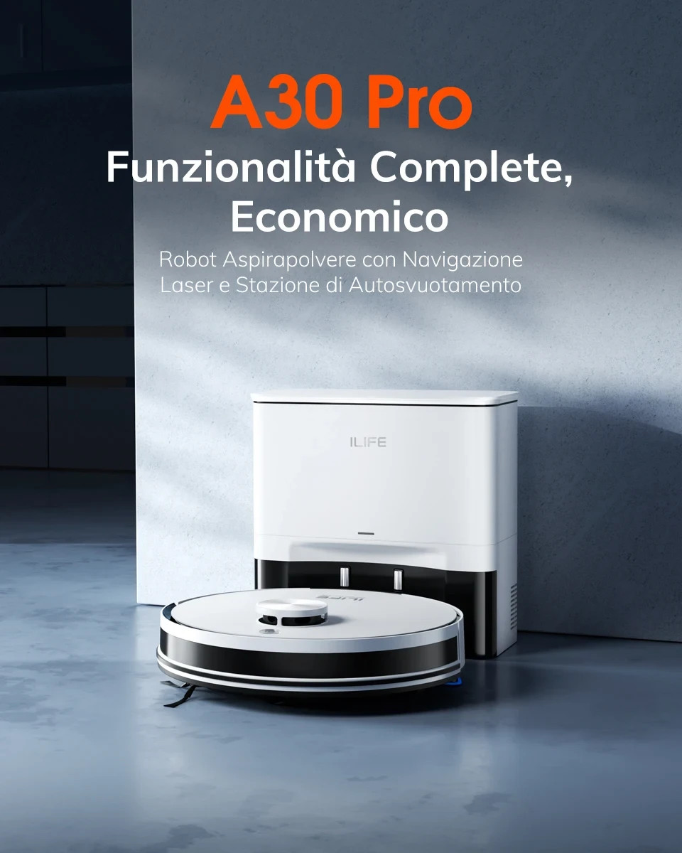 ILIFE A30 Pro: Il Robot che lava e aspira salvando il tuo tempo