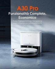 ILIFE A30 PRO ROBOT ASPIRAPOLVERE E LAVAPAVIMENTI 5000PA ( NON Dyson ) Smart APP