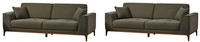 Wohnzimmer Set Modern GrüN Designer-Sofa Komfortabel Minimalismus