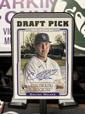 2022 Topps Archives 2005 Topps Draft Picks Autographs Colton Welker #05DP-CW (