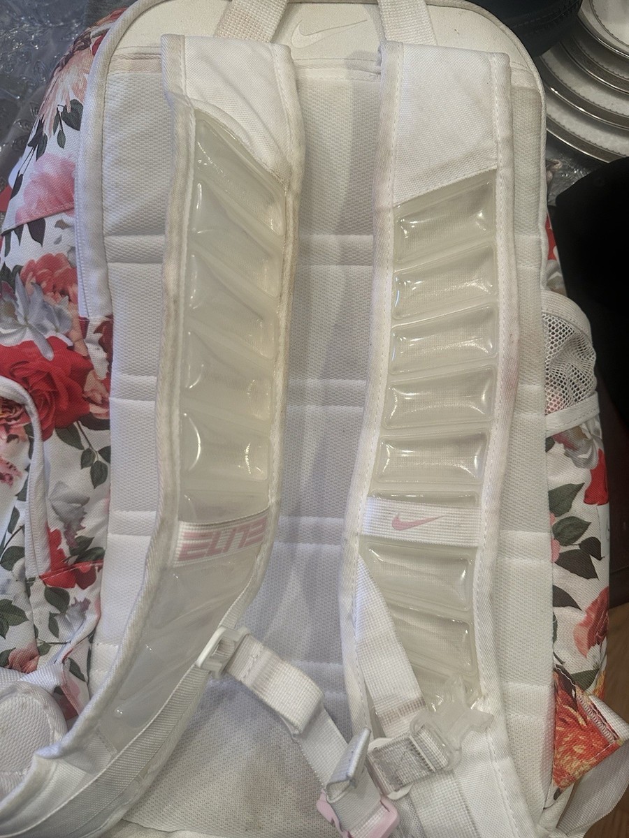 nike elite floral backpack