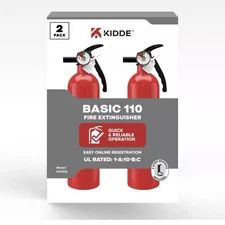 Home 1-A:10-B:C Class ABC 2.5 Lb. Fire Extinguisher 2-Pack 21030932