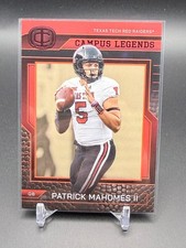 2025 Panini Icon RED FOIL CAMPUS LEGENDS Patrick Mahomes II #CL-1 - Texas Tech