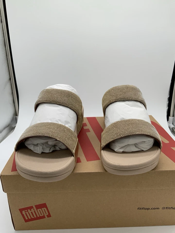 Fitflop Lulu Glitz Slides UK6 EU39 - Image 4 of 4