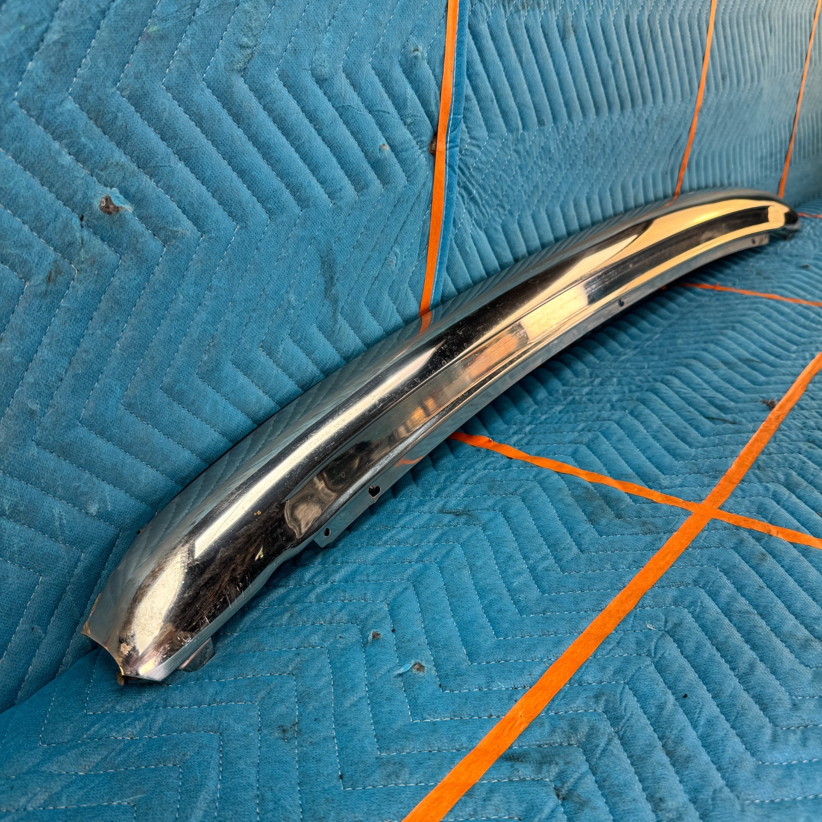 1989–1991 CHRYSLER TC MASERATI 46K Windshield Top Chrome Reveal Molding Trim OEM
