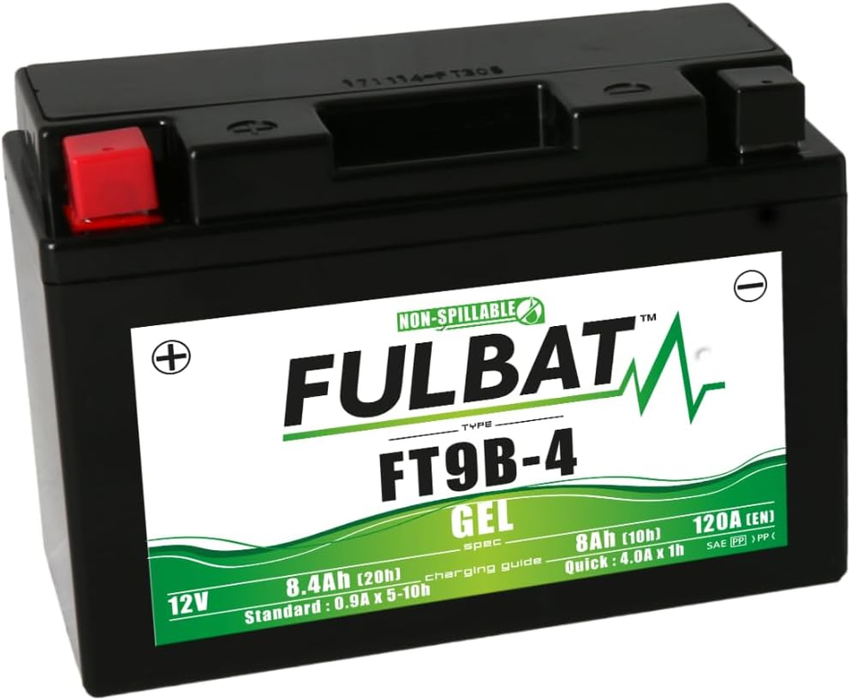 Batterie Gel YT9B-4 / YT9B-BS – Pour Yamaha T-max 500 (2001-2007) – Prête à L'emploi Avec Garantie – Neuf