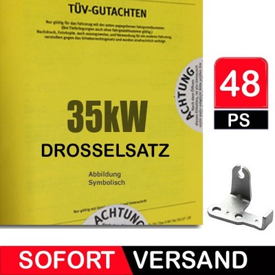 35KW DROSSELSATZ 48PS DROSSEL KIT HONDA CB500 PC32 ab Bj 1996 DROSSELKIT