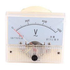 AC 0-600V TABLEAU DE BORD ANALOGIQUE Volt Voltmètre jauge voltmètre