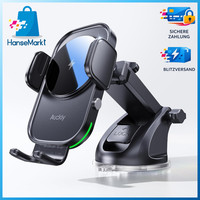 Handyhalterung Auto Qi 15W Fast Wireless Charger Induktives Laden Schwarz FüR
