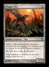 Plague Myr LP Light Play Mirrodin Besieged MTG [9831]