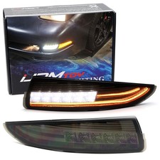 Smoked Lens LED DRL/Front Sequential Turn Sig...
