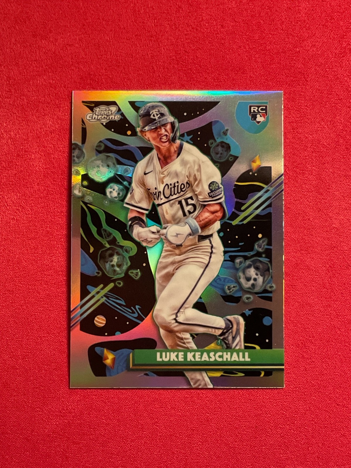 2025 Topps Cosmic Chrome☄️Luke Keaschall-Minnesota Twins RC Refractor #153🔥