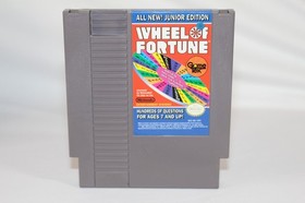 Wheel of Fortune Junior Edition NES Nintendo Complete CIB Good Condition w/ REG!