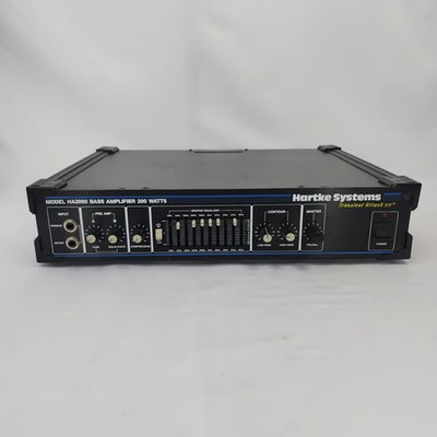 Hartke Systems HA2000 Bass Amplifier Head 200 Watts Transient Attack Black Style