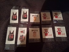 Chicago Bulls Nba Basketball team temporary tattoos 10 Lot Individually Sealed🏀