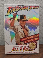 Indiana Jones The Adventure Collection 3 Movie DVD Box Set Special Edition New