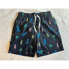 Chubbies Mens Swim Trunks Dinosaur Pineapple Palm Tree 7 Inch Inseam Small NWOT
