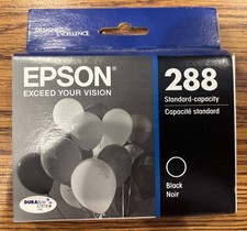 New: Genuine Epson 288 DURABrite Ink Cartridge - Black T288120S 