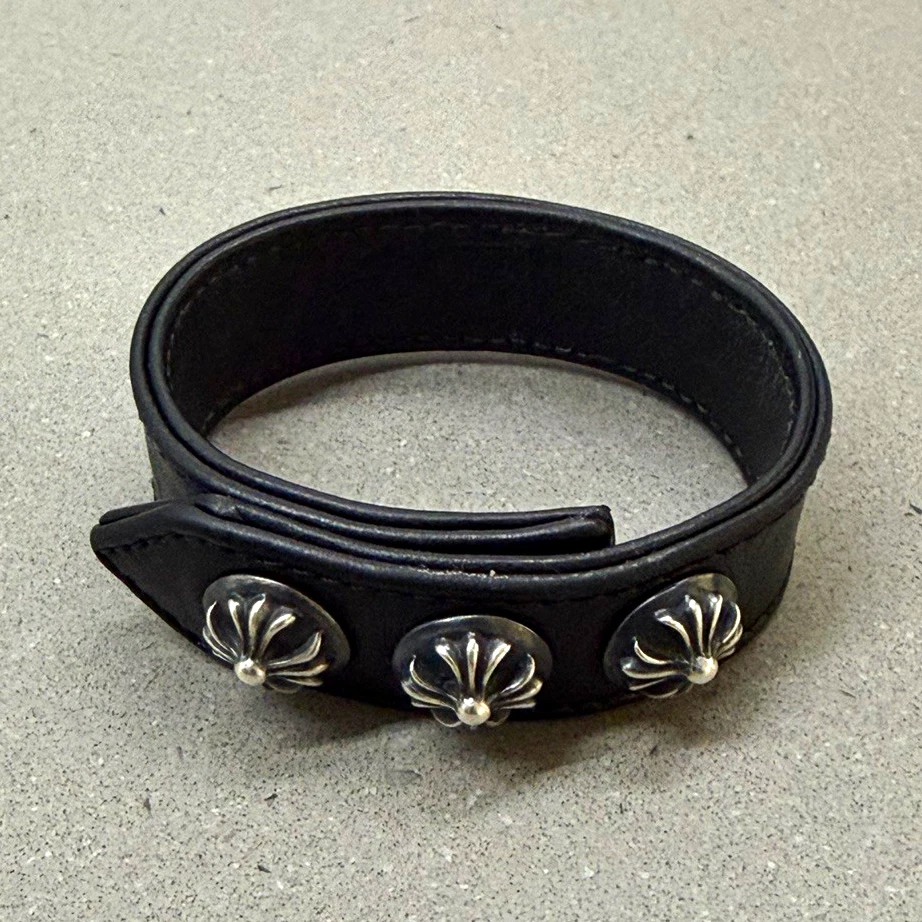 Chrome Hearts Leather Fashion Bracelets for sale - eBay