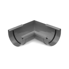 Gutter Corner Piece 90° Graphite for System 75