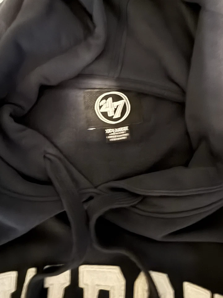 Dallas Cowboys Hoodie Mens Adult XXL Pullover Sweatshirt 47 Brand NFL Football - Image 3 of 3