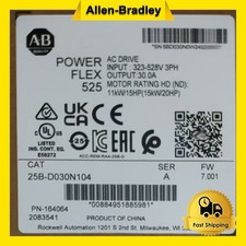 AB New Factory Sealed 25B-D030N104 PowerFlex ...