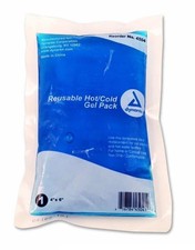 Dynarex Reusable Hot/Cold Gel Packs, Small 4" x 6" 2 Pack - MS80360