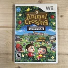Nintendo Wii Animal Crossing City Folk CIB Disc Needs Resurfacing