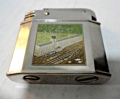 C1980 AUGUSTA  AUTOMATIC LIGHTER .MADE IN GERMANY. VERY RARE AD.MINIMUM USE