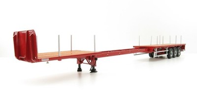 WSI 04-1137 - Dennison 3-axle Flat Top Extendable Trailer
