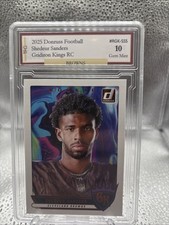 2025 Donruss Football Shedeur Sanders Gridiron Kings RC #RGK-SSS GEM 10