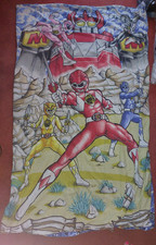 AUTHENTIC ORIGINAL 90s Vintage 1994 POWER RANGERS Duvet Cover