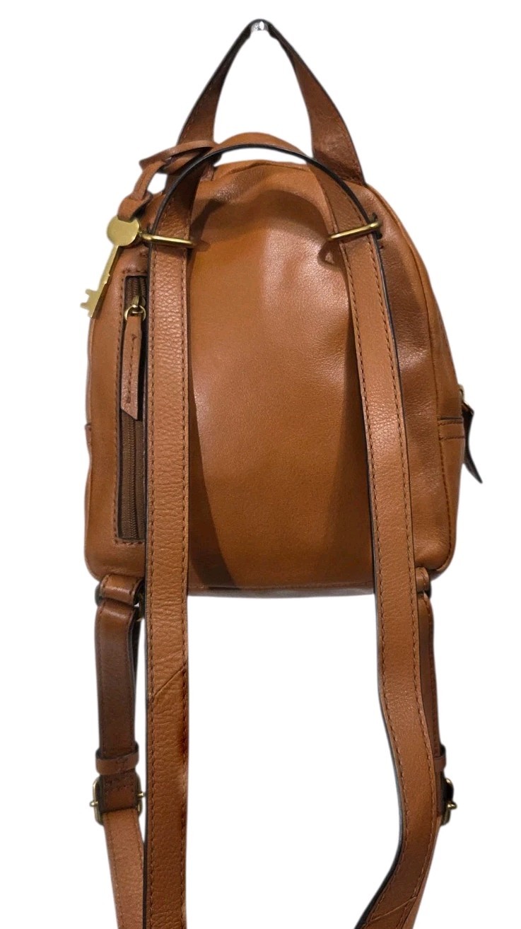 Fossil Megan Mini Backpack Bag Patchwork Rainbow … - image 13