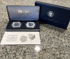 2024-S Reverse Proof $1 Morgan AND Peace Silver Dollar 2pc Set W/COA OGP 052705