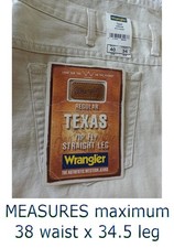 Wrangler Texas *Gr. 40W x 34L* VINTAGE Jeans Style MESSEN Made in Morocco NEU